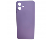 Чехол силиконовый Samsung A07 Silicone Cover без лого сиреневый