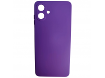 Чехол силиконовый Samsung A07 Silicone Case без лого фиолетовый