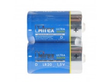 Элемент питания Mirex LR20 / D 1,5V  2 шт (2/12/96), shrink
