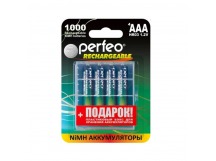 Аккумулятор Perfeo AAA1000mAh/4BL+BOX (4/40/240)