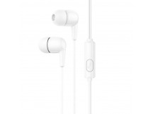 Наушники внутриканальные HOCO M97, микрофон, кнопка ответа, регулятор громкости, кабель Type-C, цвет: белый (1/420)