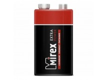 Элемент питания Mirex 6F22 / Крона 9V  1 шт (1/12/240), ecopack