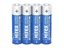 Элемент питания Mirex R03 / AAA 1,5V  4 шт (4/60/2400), shrink
