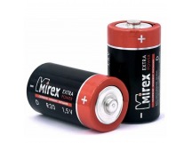 Элемент питания Mirex R20 / D 1,5V  2 шт (2/12/96), ecopack
