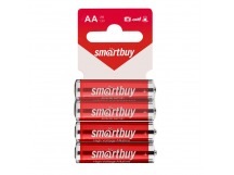 Батарейка алкалиновая с подвесом Smartbuy LR6/4SB (60/720) (SBBA-2A04SB)