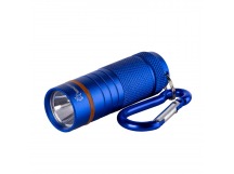 Фонарь брелок COB, 1 режим, карабин, батарея AG13*4 шт, 6х3.5 см, Smartbuy