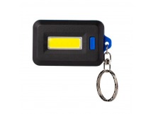 Фонарь брелок COB, батареи AAA*3 шт, кольцо, 6х3.5 см, Smartbuy