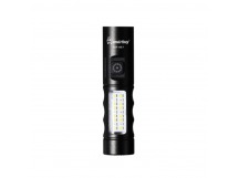 Фонарь аккумуляторный XPE LED, Type C, алюминиевый, 6 режимов, 18650, кейс,  11.7хd3 cм, Smartbuy