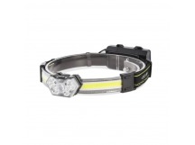 Аккумуляторный налобный фонарь 8 Вт LED + 5Вт COB+Stop light (SBF-HL044b)