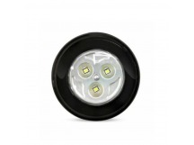 Светодиодный фонарь PUSH LIGHT 3 Вт Smartbuy 3AAA, черный (SBF-133-B)/360