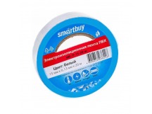 Изолента Smartbuy, 0.13х15мм, 20 метров, белая (SBE-IT-15-20-w)