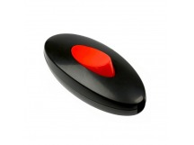 Выключатель Smartbuy, проходной черный/красный 6А 250В (SBE-06-S05-br)