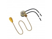 Выключатель сонетка для бра с цепочкой 270мм, золото (SBE-06-S06-g)