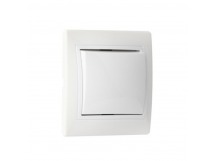 Выключатель 1-клавишный 10А белый "Венера" (SBE-01w-10-SW1-0)