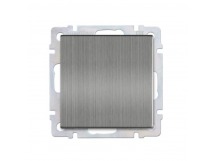 Выключатель перекрестный 1-клавишный 10А серый никель "Нептун" (SBE-05gn-10-SW13-0)