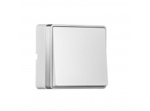 Выключатель 1-клавишный 10А белый "Сириус" (SBE-07w-10-SW1-0)