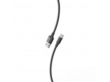 Кабель для зарядки и передачи данных S14 Type C черный, 3 А, 1 м, Smartbuy (iK-3112-S14b)