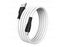 Кабель для зарядки и передачи данных S21 MicroUSB белый, 2.4 А, сил., 1 м, Smartbuy (iK-12-S21bw)