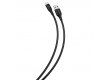 Кабель для зарядки и передачи данных S25 Type C черный, 3А, soarer,TPE,1 м, Smartbuy (iK-3112-S25b)