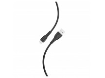 Кабель для зарядки и передачи данных S40 MicroUSB черный, 2.4 А, 1 м, Smartbuy (iK-12-S40b)