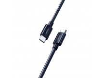 Кабель для зарядки и передачи данных S73 Type C черный, 6А, 60 вт, 1 м, Smartbuy (iK-3112-S73b)