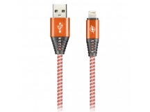 Дата-кабель Smartbuy 8pin HEDGEHOG красный 2 А, 1 м (iK-512HH red)/100