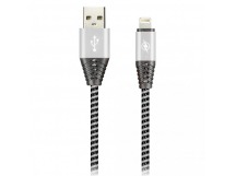 Дата-кабель Smartbuy 8pin HEDGEHOG серый 2 А, 1 м (iK-512HH gray)/100