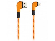 Дата-кабель Smartbuy 8pin SOCKS L-TYPE, оранжевый, 2 А, 1 м (iK-512NSL orange)/100