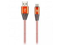 Дата-кабель Smartbuy MicroUSB HEDGEHOG красный 2 А, 1 м (iK-12HH red)/100