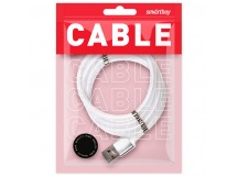 Кабель для зарядки, данных, Micro USB, 3 Ампера, магнит, самосворачивающийся, Smartbuy, 1 м ik-12mag