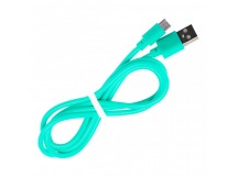 Дата-кабель Smartbuy USB - micro USB, цветные, длина 1 м, зеленый (iK-12c green)/100