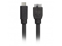 Кабель Smartbuy 761K USB 3.1 Micro B (M) - Type C (M), 5 Гб/с, 20 см, flat