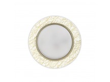 Светильник встраиваемый под лампу GX53 белый/золото (SBL-17WH/GL-GX53)/30