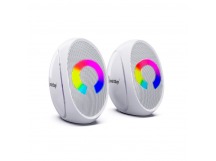 Акустическая система 2.0 SmartBuy DRIVE 2, мощность 6 Вт, LED, белая (SBA-6000)/40