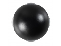 Уличный светодиодный настенный светильник SPHERE 12Вт Smartbuy 3000К IP65 черный (SBL16849)