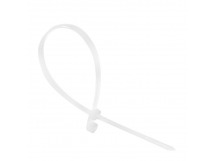 Хомут нейлоновый с монтажным отверстием 3,6х200мм, белый (SBE-CTH-36-200-w)/100