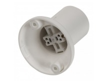 Патрон пластиковый потолочный, Е27, белый прямой (SBE-LHP-c-E27)