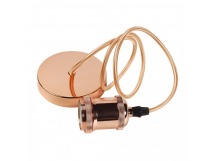 Подвес с патроном E27, 1 м, медь (SBE-CLHE27m-с)