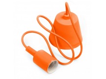 Подвес с патроном E27, 1 м, оранжевый (SBE-CLHE27s-o)