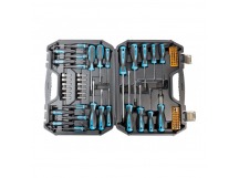 Набор отверток, головок, реверс, 100 штук, PH,PZ,SL,TORX,TORXH,HEX,S, 4-12 мм,  СR-V Smartbuy Tools