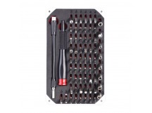 Отвертка с набором бит 66 шт., ст.CR-V, 64 биты, отв.,магн. кейс Smartbuy tools (SBT-SCBS-66P2)