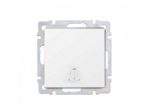 Кнопка звонка 10А белая "Нептун" (SBE-05w-10-B1-0)