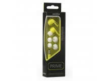 Внутриканальные наушники Smartbuy PRIME, динамики 10мм, плоский каб, желт,3 пары вставок(SBE-160)/60