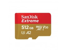MicroSDXC  512GB  SanDisk Class 10 Extreme UHS-I U3 (190 Mb/s) без адаптера
