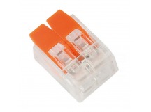 Компактная соединительная клемма 2-х проводная с рычажками (SBE-ccwcc-2)