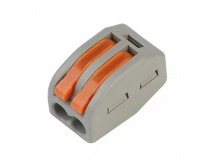 Строительно монтажные клеммы с рычагами 2-х контактные (упак 16 шт.) (SBE-cwcc-2-rp)