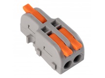 Строительно-монтажные клеммы проходные 1-2 ,3 контакта, 1 полюс (упак. 8 шт.) (SBE-cwcc-1-2-rp)