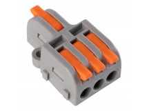 Строительно-монтажные клеммы проходные 1-3 ,4 контакта, 1 полюс (упак. 6 шт.) (SBE-cwcc-1-3-rp)