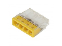 Строительно-монтажная клемма с пастой, 4 отверстия (SBE-pwco-4)