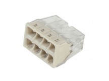 Строительно-монтажная клемма с пастой, 8 отверстий (SBE-pwco-8)